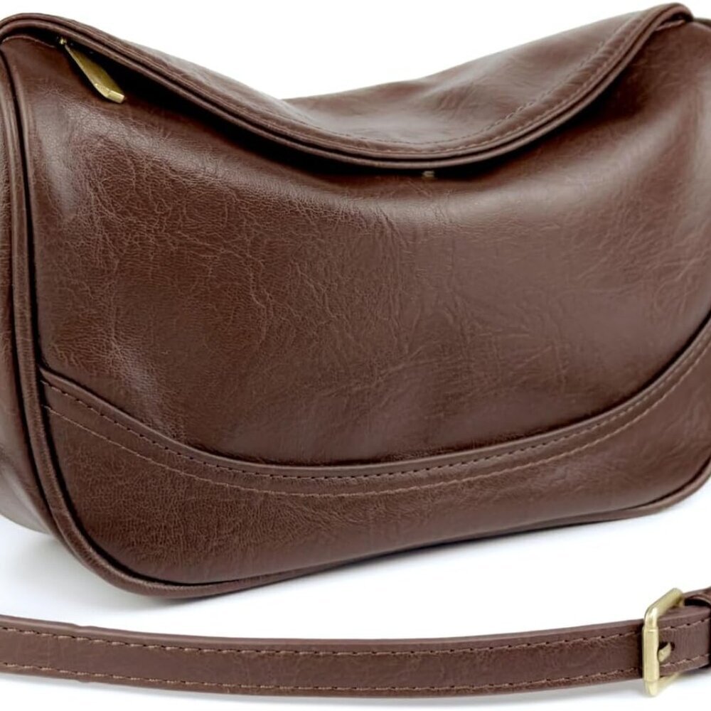 Women Crossbody Bag Vegan Leather Small Purse Compact Security Versatile - Picture 1 of 7